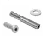 Douille taraudée, Q VMZ-IG 90 M12, QS-557; 244519-290; inclus vis & rondelle, inox 316 (19451212414)
