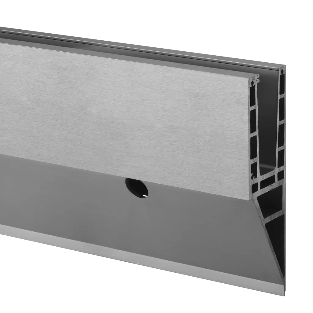 EG Max "Y", profil de sol, mont. latéral; 168540-025-00-18; L=2500 mm, aluminium brossé, anodisé 25µm (16693600018)