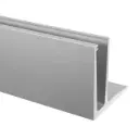 EG Slim "F", profil de sol, mont. au sol; 168020-050-00-18; L=5000 mm, aluminium brossé, anodisé 25µm (16693950018)