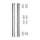 Easy Glass View, set, hauteur 1100 mm; 166839-011-00-00; aluminium, brut (86692310000) - NEW