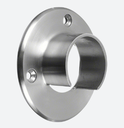 Embase murale pour tube à fond de gorge; 146505-042-10; Ø42,4 mm, inox poli 316 (14650504210)