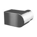 Embase murale, 90°, pour tube Ø33,7 x 2 mm; 146517-233-12; , acier inoxydable 316, brossé - NEW
