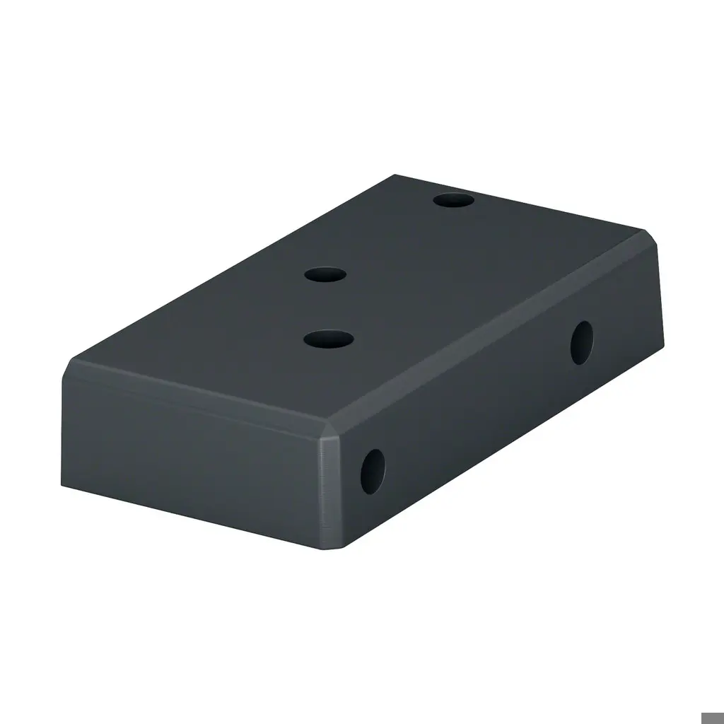Embase-manchon pour poteau, Easy Alu, 169026-009-01-33; Ø9 mm, gauche, aluminium, gris anthracite RAL 7016 (16902606033)