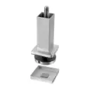 Embase-manchon, Square Line; 134546-040; pour escaliers, tube 40x40x2 mm, inox brossé 304 (13454604012)