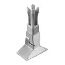 Embase-manchon, Square Line; 134943-040-12; orientable, tube 40x40x2 mm, inox brossé 304 (13494304012) - SELL OUT