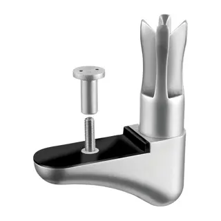 Embase-manchon, montage d'escalier; 130947-242; tube Ø42,4 mm x 2 mm, inox brossé 304 (13094724212) - SELL OUT