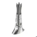Embase-manchon, orientable; 130945-242; tube Ø42,4 mm x 2 mm, inox brossé 304 (13094524212)