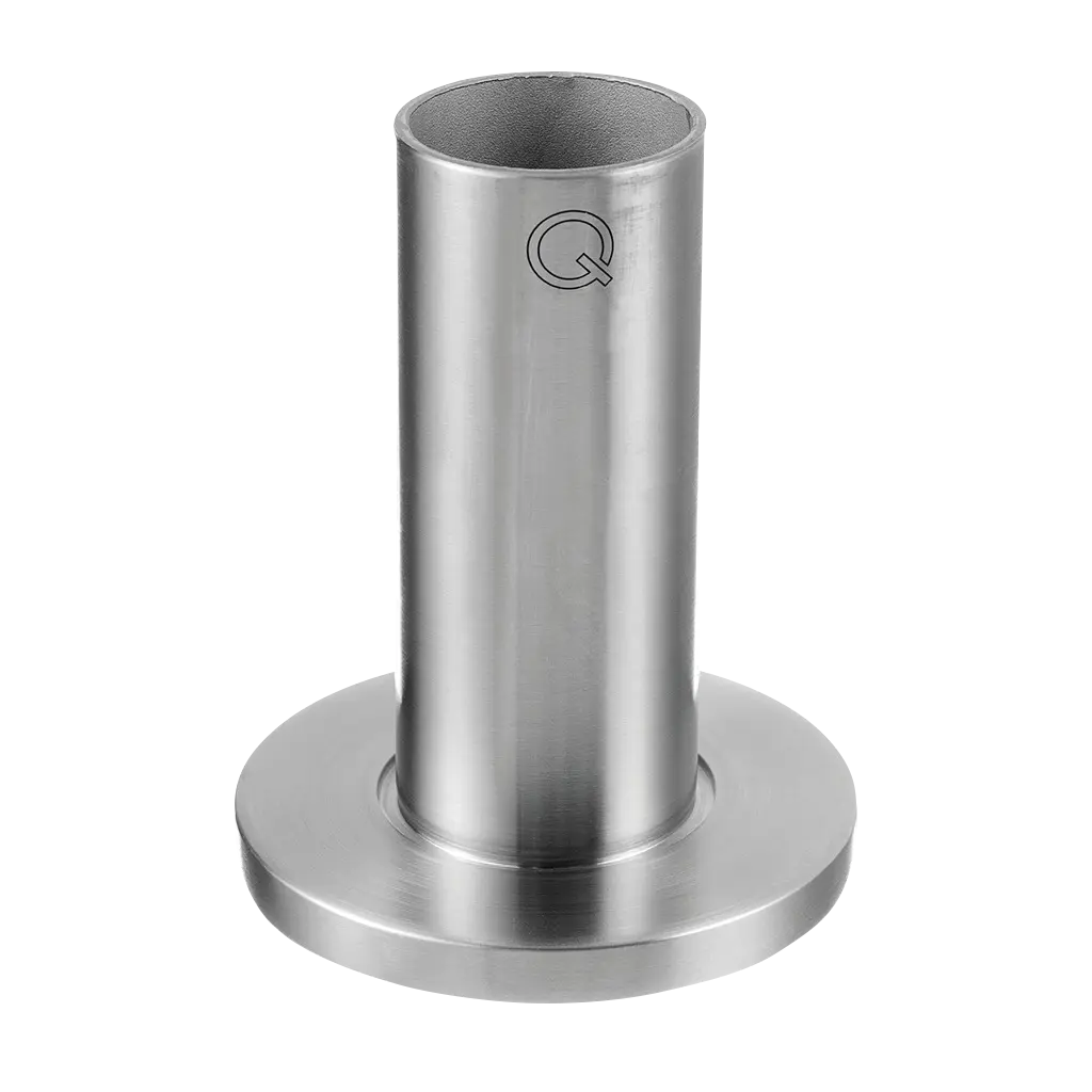 Embase-manchon; 130946-242-12; tube Ø42,4 mm x 2 mm, inox brossé 304 (13094624212)