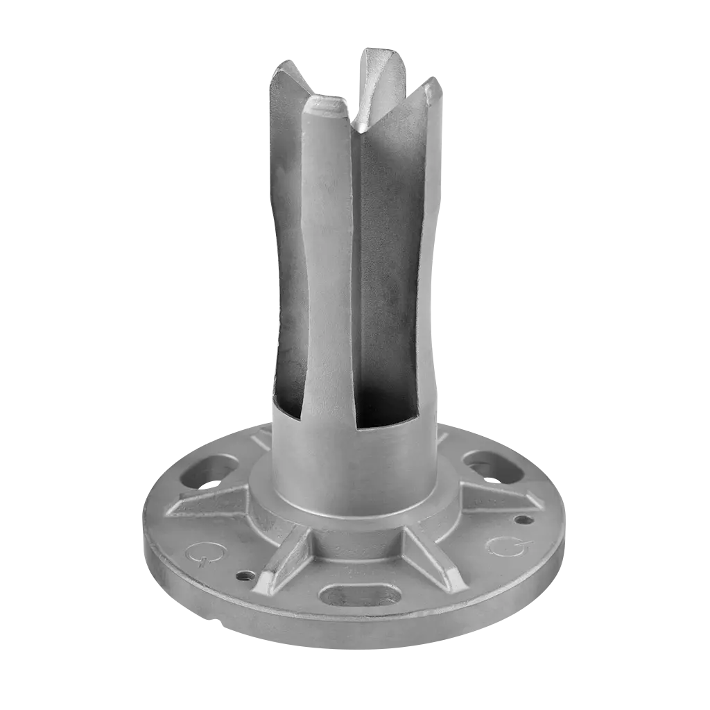 Embase-manchon; 140942-248; tube Ø48,3 mm x 2 mm, inox brut 316 (14094224800)