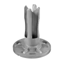 Embase-manchon; 140942-248; tube Ø48,3 mm x 2 mm, inox brut 316 (14094224800)