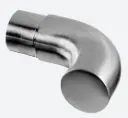 Embout coudé, 90°; 140739-048-12; pour tube Ø48,3 mm x 2,6 mm, inox brossé 316 (14073904812)