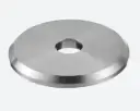 Embout à souder, plat, Ø45 mm x 4 mm; 131937; barre Ø10 mm, inox brossé 304 (13193704512)