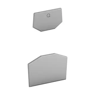 Embout, Easy Glass Air, pince à verre de sol; 146502-02; set (2x2), inox 316, grenaill. par billes de verre (14653400002)