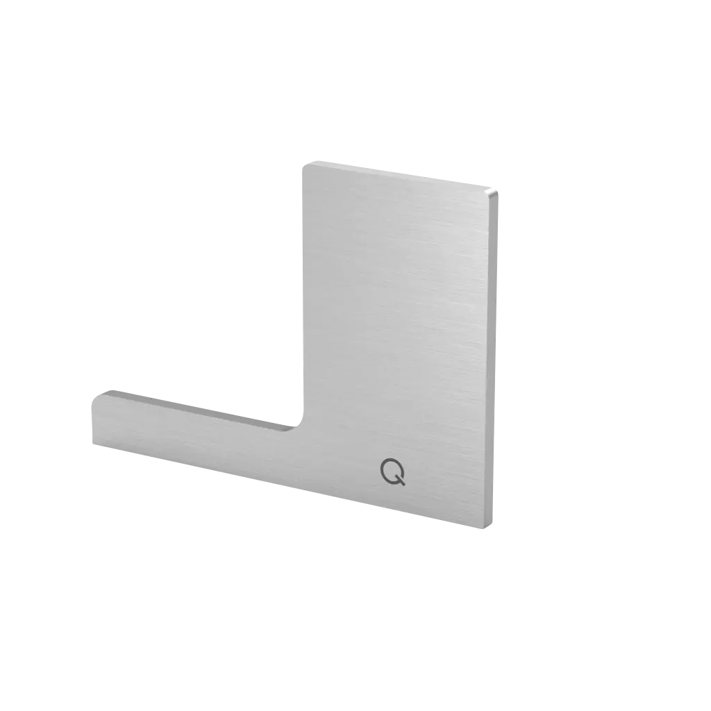 Embout, Easy Glass Prime "F", montage au sol; 168422-01-00; gauche, aluminium, brut (16673406200)
