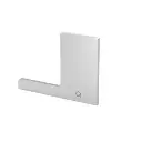 Embout, Easy Glass Prime "F", montage au sol; gauche, aluminium brossé, anodisé (16673406218)