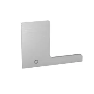 Embout, Easy Glass Prime "F", montage au sol; droite, aluminium brossé, anodisé (16673506218)