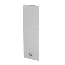 Embout, Easy Glass Prime "Y", montage latéral; 168442-42-00; , pour habillage, installation par clipsage, droite, aluminium, brut - NEW