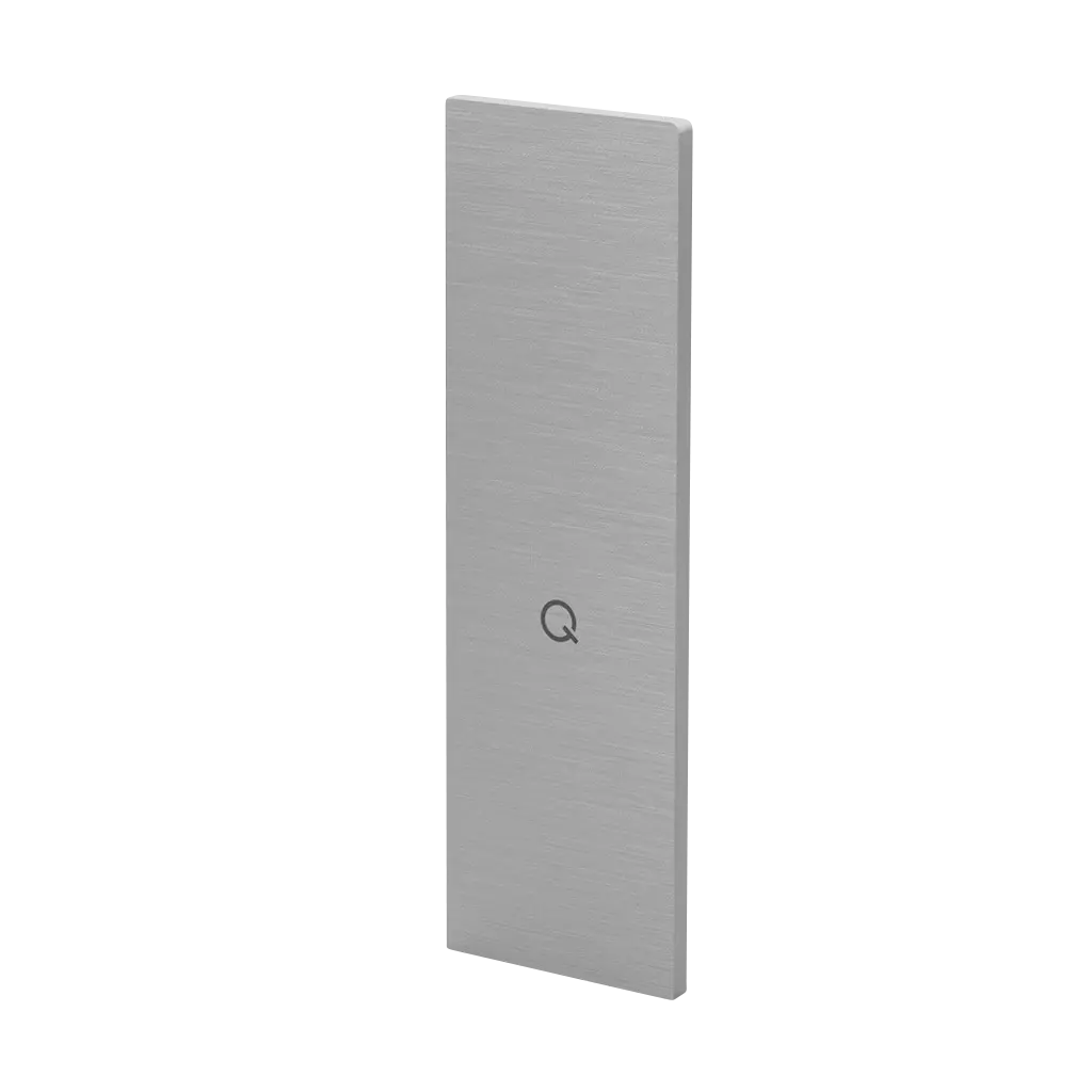 Embout, Easy Glass Prime, pour escaliers; 168433-02-18; pour les profils à montage latéral sur escaliers | aluminium brut pour intérieur utiliser brossé anodisé pour extérieur utiliser 16673606100 16673606118 16673706100 16673706118 - NEW