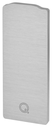 Embout, Easy Glass Slim, montage au sol; 168012-00-18; gauche & droite, aluminium brossé, anodisé (16673400418) - SELL OUT