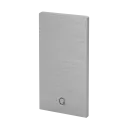 Embout, Easy Glass Smart+, montage au sol; 168312-00-18; , gauche et droite, aluminium, brossé - NEW