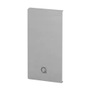 Embout, Easy Glass Smart, montage latéral; droite, aluminium, brut (16673503100)