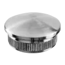 Embout, Easy Hit, arrondi; 145729-233-12; pour tube Ø33,7 mm x 2 mm, inox brossé 316 (14572923312)