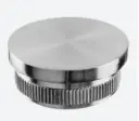 Embout, Easy Hit, plat; 145732-048-12; pour tube Ø48,3 mm x 2,6 mm, inox brossé 316 (14573204812)