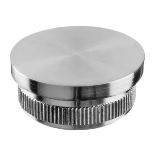 Embout, Easy Hit, plat; 145732-248-12; pour tube Ø48,3 mm x 2 mm, inox brossé 316 (14573224812)
