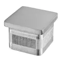 Embout, Square Line, Easy Hit, plat; pour tube 40x40x2 mm, inox brossé 316 (14572804012)