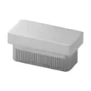 Embout, Square Line, Easy Hit, plat; 145728-063-12; pour tube 60x30x2,6 mm, inox brossé 316 (14572806312)