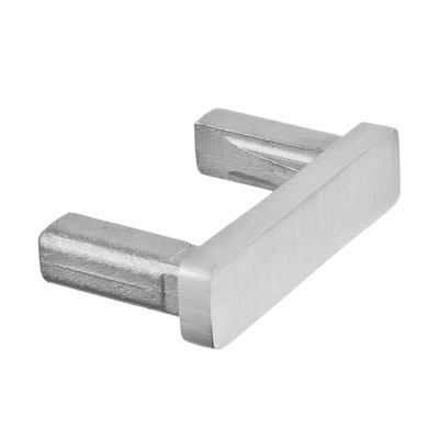 Embout, Square Line, plat; pour tube 40x10x1,5 mm, inox brossé 304 (13473204112)