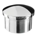 Embout, arrondi; 140729-242-10; pour tube Ø42,4 mm x 2 mm, inox poli 316 (14072924210)