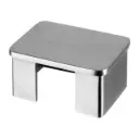 Embout, plat, pour tube à fond de gorge; 136734-640-12; rectangulaire, 60x40x1,5 mm, inox brossé 304 (13673264012)