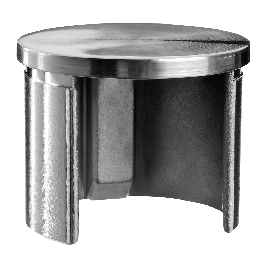 Embout, plat, pour tube à fond de gorge; 146732-060-12; Ø60,3 mm x 1,5 mm, inox brossé 316 (14673206012)