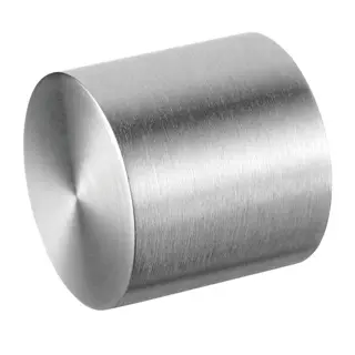 Embout, plat; 130735-012-12; pour barre Ø12 mm, inox brossé 304 (13073501212)