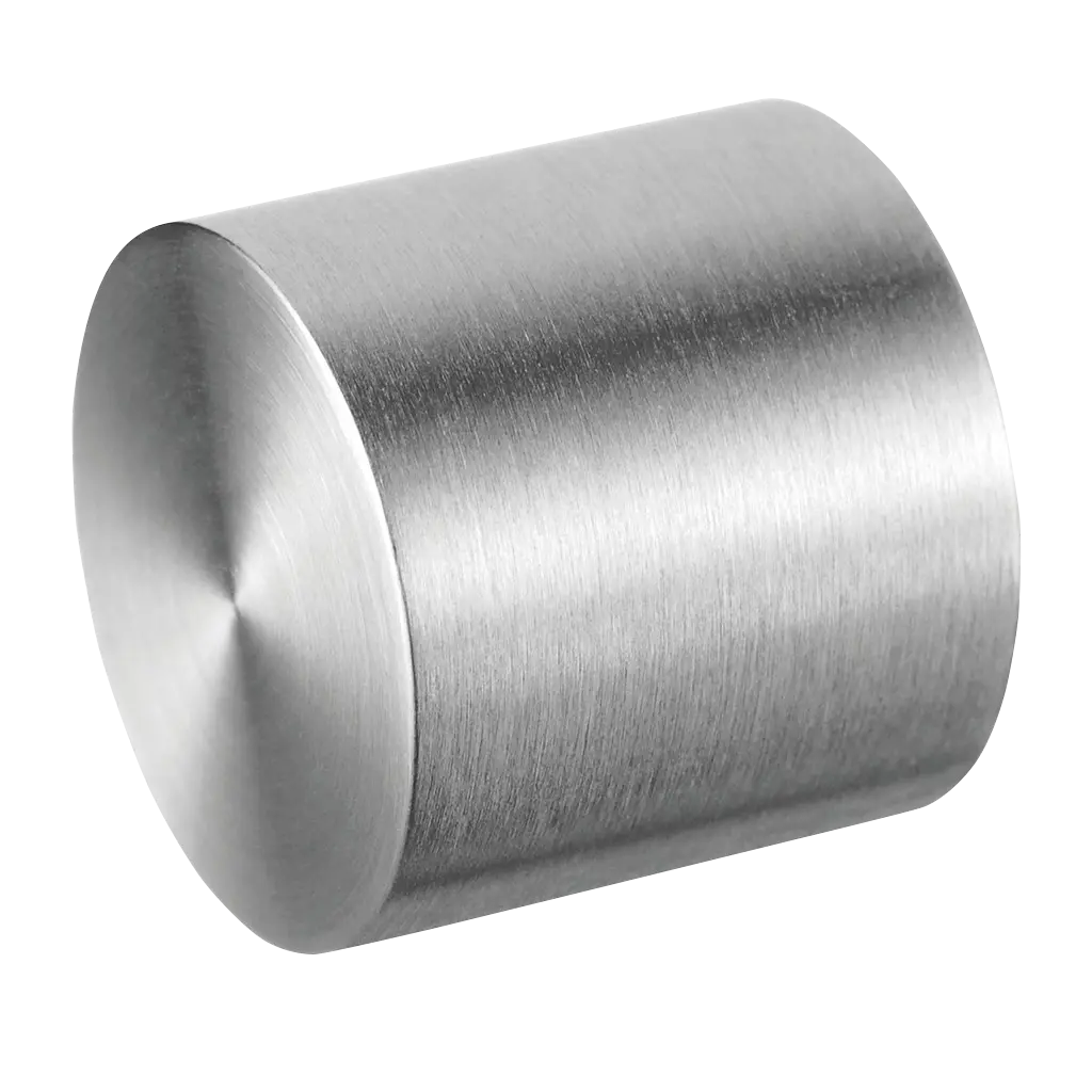 Embout, plat; 140735-012-12; pour barre Ø12 mm, inox brossé 316 (14073501212)