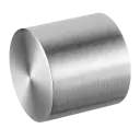 Embout, plat; 140735-012-12; pour barre Ø12 mm, inox brossé 316 (14073501212)