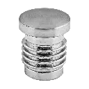 Embout; 151759-016; Ø16 mm x 1 mm, plastique, aspect inox brossé (24572911619) - NEW