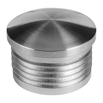 Embout; 155729-242; Ø42,4 mm x 2 mm, plastique, aspect inox brossé (24572924219) - SELL OUT