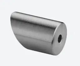 Entretoise pour câble, 3,2 mm - 4 mm; 137401-000-02; plat, 35° ouverture basse, inox brossé 304 (13740130012)