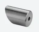 Entretoise pour câble, 3,2 mm - 4 mm; 137401-000-02; plat, 35° ouverture basse, inox brossé 304 (13740130012)