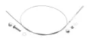 Fast Fix kit câble, 12,5 m, épaisseur=3,2 mm; 147901-003-12; avec Fast Fix adaptateur, inox brossé 316 (14790112312)