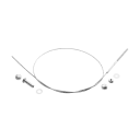 Fast Fix kit câble, 12,5 m, épaisseur=4 mm; 147901-004-12; avec Fast Fix adaptateur, inox brossé 316 (14790112412)