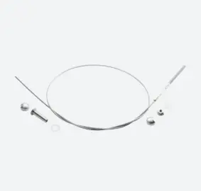 Fast Fix kit câble, 2,5 m, épaisseur=4 mm; 147901-004-02; avec Fast Fix adaptateur, inox brossé 316 (14790102412)