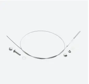 Fast Fix kit câble, 20 m, épaisseur=4 mm; 147901-004-20; avec Fast Fix adaptateur, inox brossé 316 (14790120412)