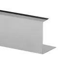 Habillage, EG Pro Max, montage latéral; 168535-050-18; extérieur, L=5000 mm, aluminium brossé, anodisé (16692051818)