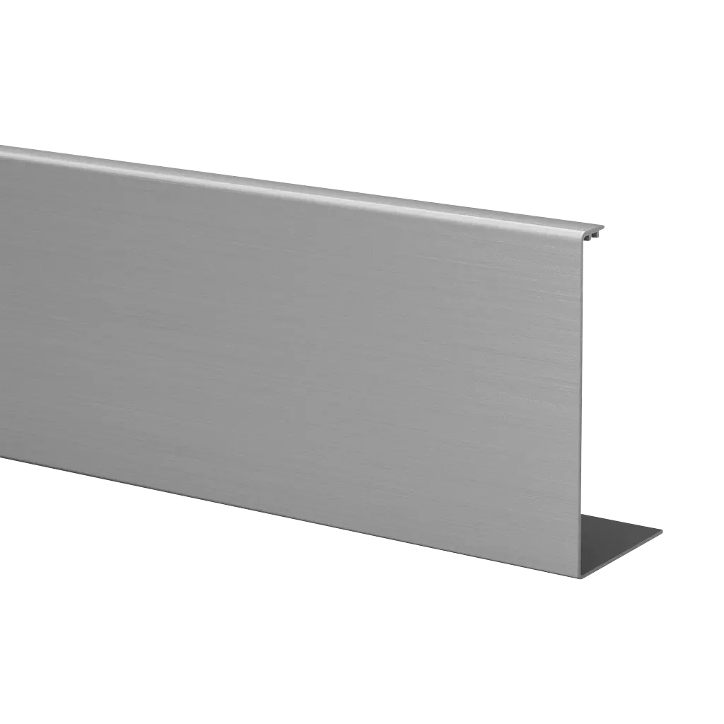 Habillage, Easy Glass Prime, montage latéral; 168435-050-18; extérieur, L=5000 mm, aluminium brossé, anodisé (16692056118) - NEW