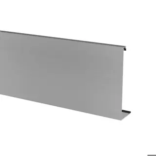 Habillage, installation par clipsage, Smart Y; 168244-050-18; , Easy Glass, L=5000 mm, aluminium, brossé