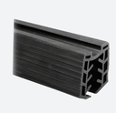 Insert caoutch. p. tube à fond de gorge L=5 m; 205127-050-08; Ø48,3 mm, U=27x30 mm, pour verre 8 - 10,76 mm (19504800800)