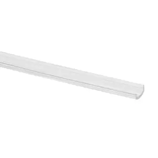 LED-profil de recouvrem. p. LED-insert; 155090-025-24-03; , U=24x24mm, à clipser, L=2500 mm, plastique, transparent (24509000003)